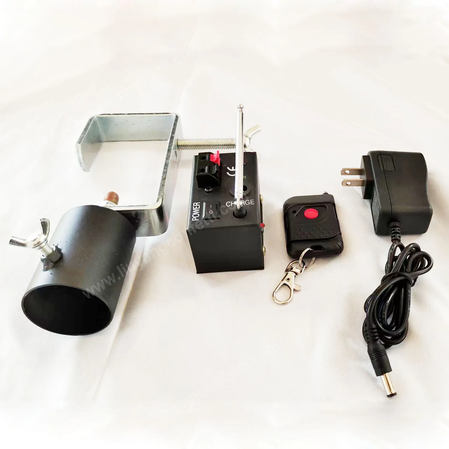 Remote Control Stage Fountain Machine Hanging on Stage Truss Fire work Wedding Marriage Bride First Dance Disco Night Club Event
Remote Control Stage Fountain Machine Hanging on Stage Truss Fire work Wedding Marriage Bride First Dance Disco Night Club Event