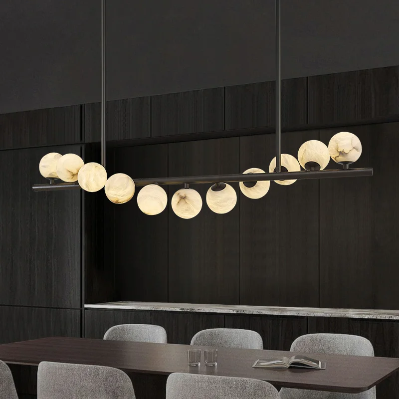 American Luxury Spanish Marble Chandelier With Globe Shades Brass Black Finish Round Linear Dimmable Ceilings Lustre
American Luxury Spanish Marble Chandelier With Globe Shades Brass Black Finish Round Linear Dimmable Ceilings Lustre