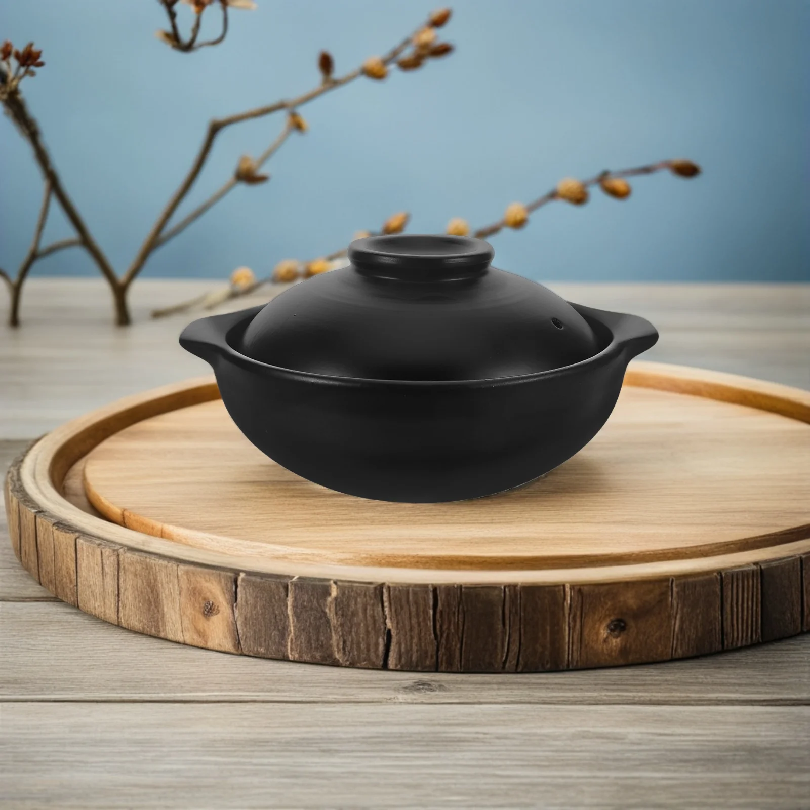 Ceramic Cooking Saucepan 900Ml Heat-Resistant for Soup Rice Noodles Stylish Design Up Open Flame Ceramic Soup Pot
Ceramic Cooking Saucepan 900Ml Heat-Resistant for Soup Rice Noodles Stylish Design Up Open Flame Ceramic Soup Pot