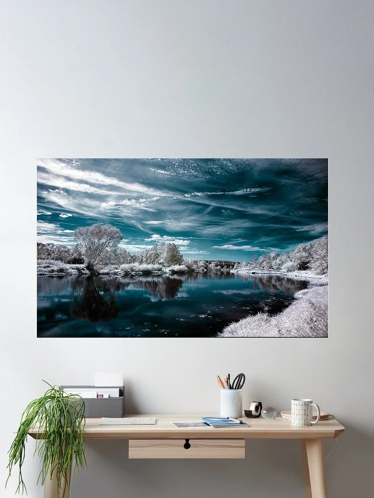 Winter Reflections Art Print Canvas Poster, Living Room Decor, Home Wall Picture
Winter Reflections Art Print Canvas Poster, Living Room Decor, Home Wall Picture
