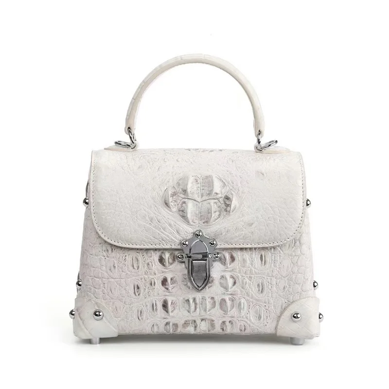 Женская белая сумка из натуральной крокодиловой кожи 2025 года, сумка через плечо PDD011
Женская белая сумка из натуральной крокодиловой кожи 2025 года, сумка через плечо PDD011