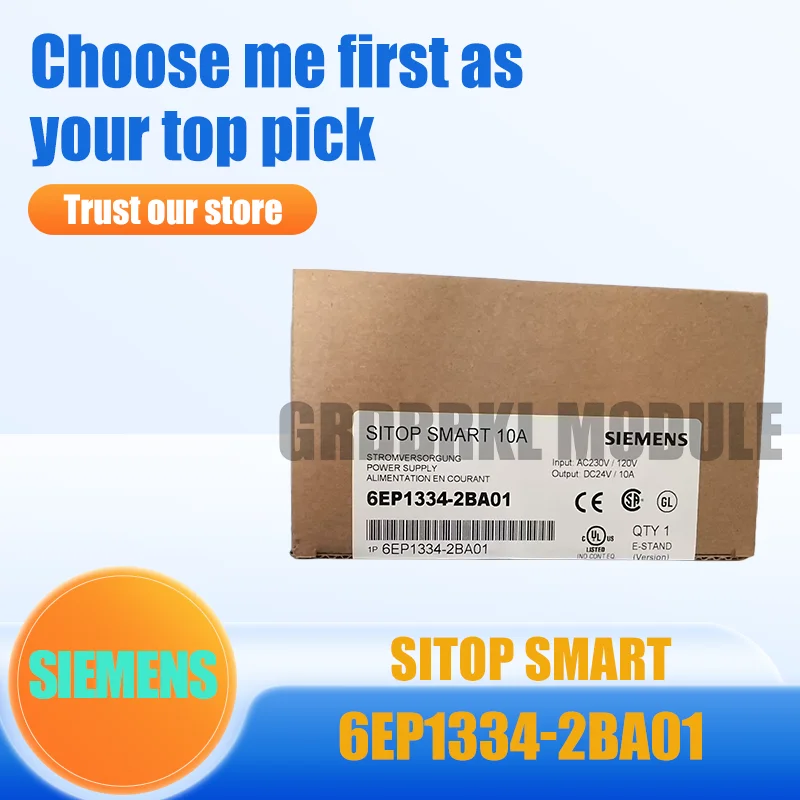 New Original SIEMENS 6EP1334-2BA01 6EP1334-2AA01 SITOP SMART Power Supply
New Original SIEMENS 6EP1334-2BA01 6EP1334-2AA01 SITOP SMART Power Supply