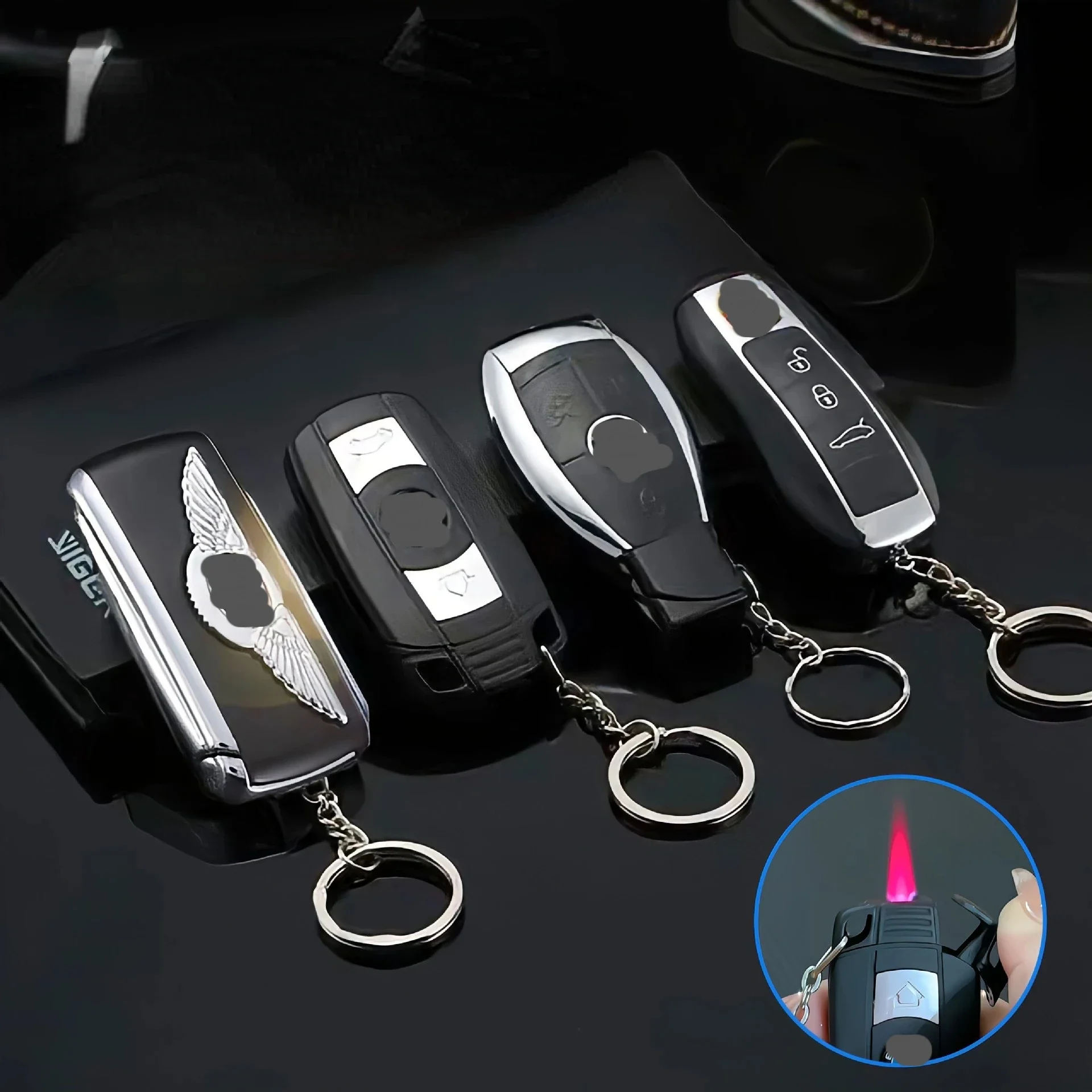 Cool Car Key Lighter Keychain Pendant Butane Gas Lighter Personalized Fashion Quirky Cool Lighter Gifts for Boyfriends Hot Sale
Cool Car Key Lighter Keychain Pendant Butane Gas Lighter Personalized Fashion Quirky Cool Lighter Gifts for Boyfriends Hot Sale