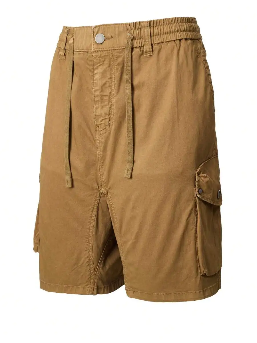 Mens Cotton Cargo Shorts Elastic Drawstring Waist Flap Pockets Casual Daily Wear
Mens Cotton Cargo Shorts Elastic Drawstring Waist Flap Pockets Casual Daily Wear