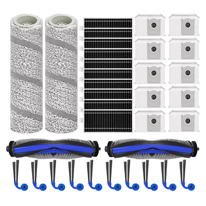 A69T For ECOVACS Deebot X11 PRO OMNI Replacement Accessories- Water Tank Version Main Side Brush HEPA Filter Roller Mop Pad Dust
A69T For ECOVACS Deebot X11 PRO OMNI Replacement Accessories- Water Tank Version Main Side Brush HEPA Filter Roller Mop Pad Dust