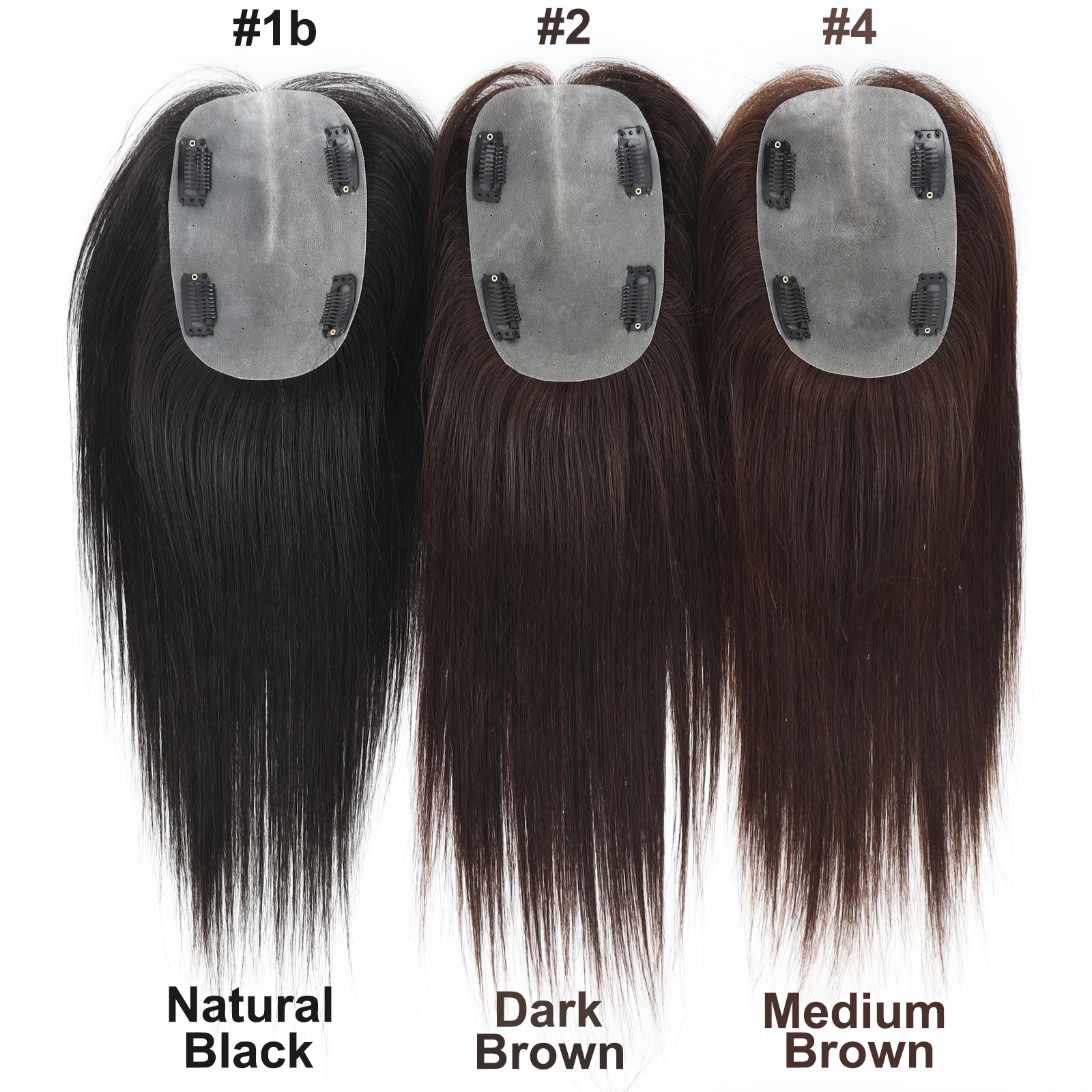 Топпер из искусственной основы для женщин, настоящий девственный европейский парик из натуральных волос с заколками 10x15 см, 14x17 см, натуральный черный шелковый топ, шиньоны
Топпер из искусственной основы для женщин, настоящий девственный европейский парик из натуральных волос с заколками 10x15 см, 14x17 см, натуральный черный шелковый топ, шиньоны