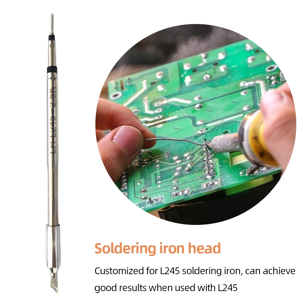 Solder Iron Tip 2.5k/3.2k/4.7k/I/SI Electric Solder Iron Tips Resistance 6 Ω Soldering Station Tool for L245 Solder Iron
Solder Iron Tip 2.5k/3.2k/4.7k/I/SI Electric Solder Iron Tips Resistance 6 Ω Soldering Station Tool for L245 Solder Iron