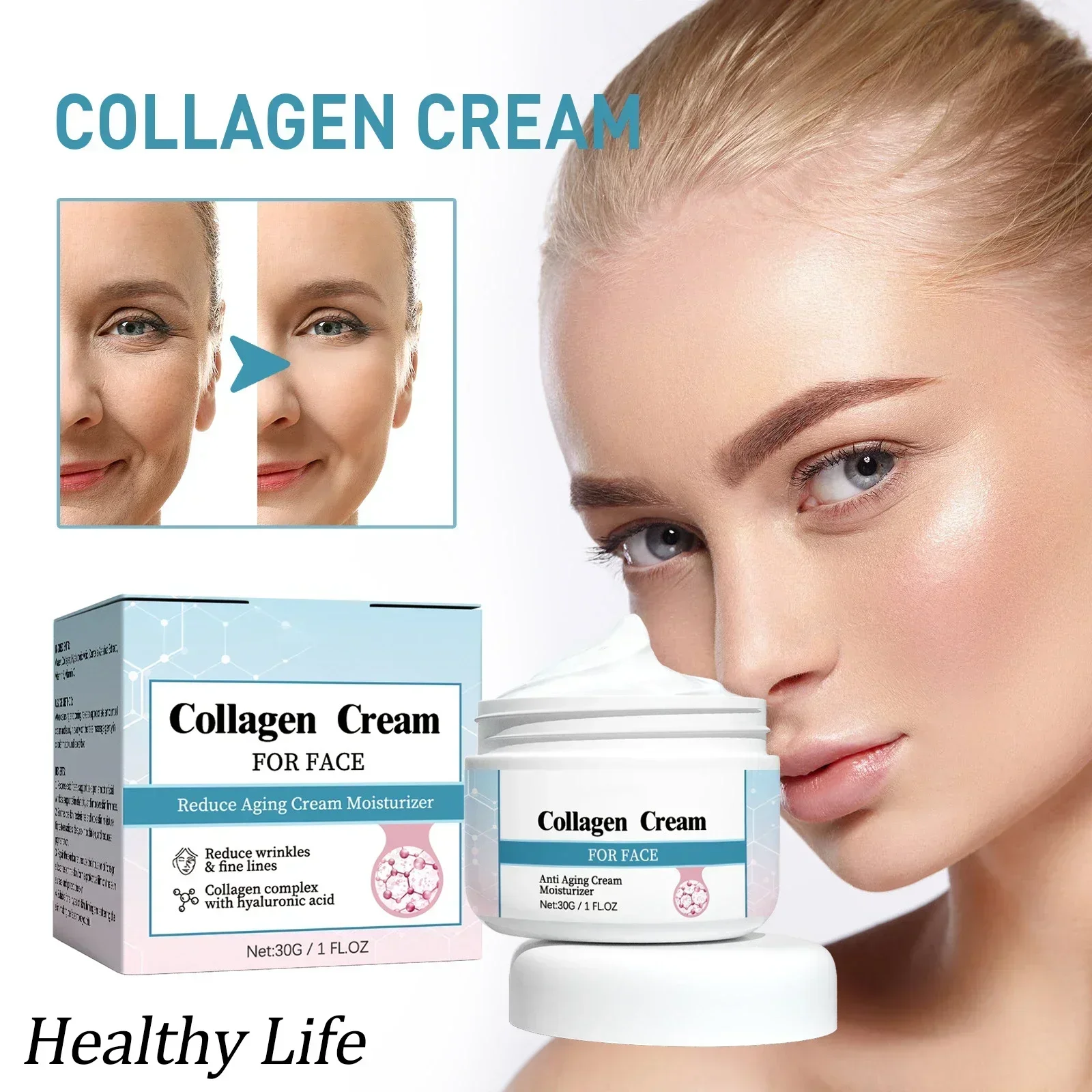 Firming Lifting Anti-Wrinkle Cream Anti-ageing Serum Wrinkle Remover Collagen Boost Face Cream Rejuvenation Whitening Skin Care
Firming Lifting Anti-Wrinkle Cream Anti-ageing Serum Wrinkle Remover Collagen Boost Face Cream Rejuvenation Whitening Skin Care
