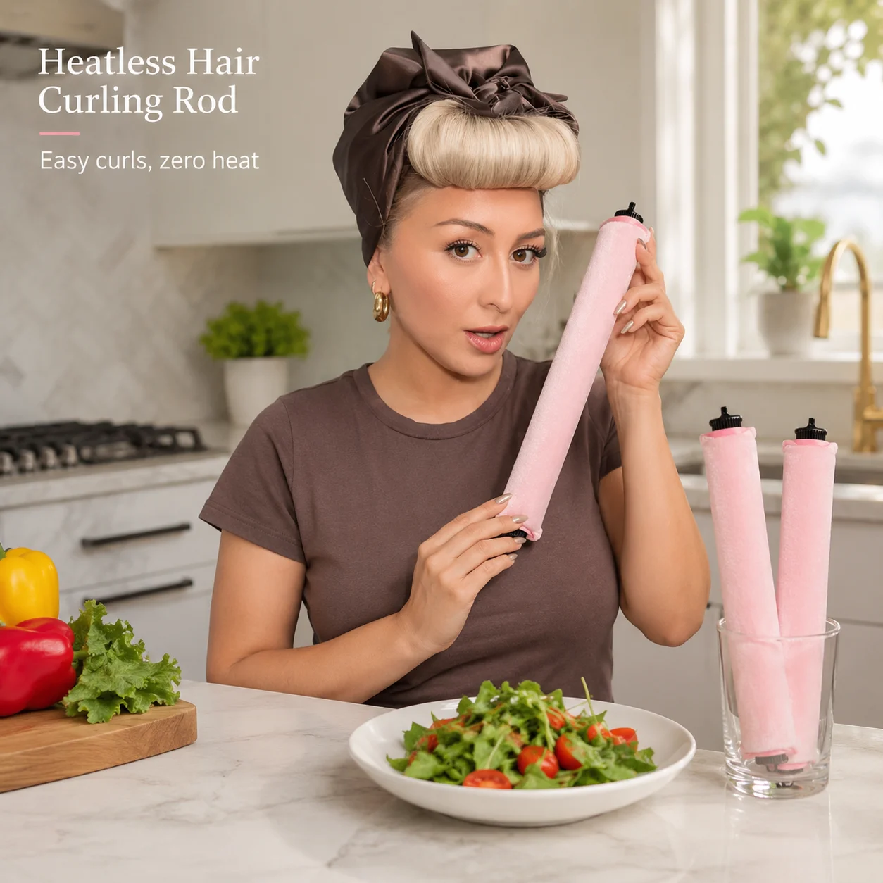 Heatless Hair Curlers Rod Headband No Heat Rollers Lazy Curls Hook Sleeping Soft Flexi Styling Tools
Heatless Hair Curlers Rod Headband No Heat Rollers Lazy Curls Hook Sleeping Soft Flexi Styling Tools