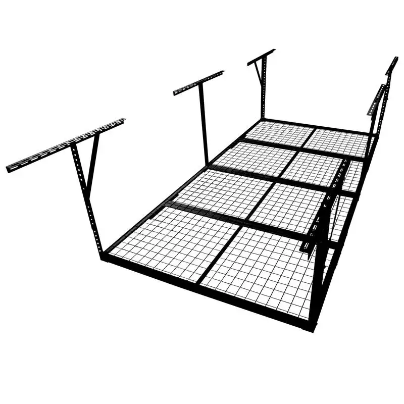 Сверхмощный потолочный стеллаж для хранения в гараже объемом 3x8 футов, регулируемая вниз 22–40 дюймов, грузоподъемность 600 фунтов, металлическая конструкция, черный
Сверхмощный потолочный стеллаж для хранения в гараже объемом 3x8 футов, регулируемая вниз 22–40 дюймов, грузоподъемность 600 фунтов, металлическая конструкция, черный