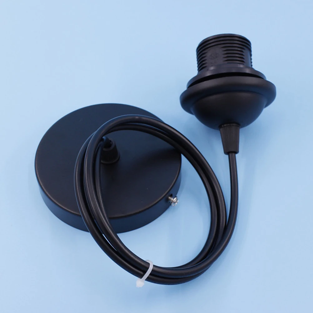E27 Lamp Holder Socket Base Black Screw Type Removable Ring Thread For Pendent Lamp Bulb Fixture Replacement
E27 Lamp Holder Socket Base Black Screw Type Removable Ring Thread For Pendent Lamp Bulb Fixture Replacement