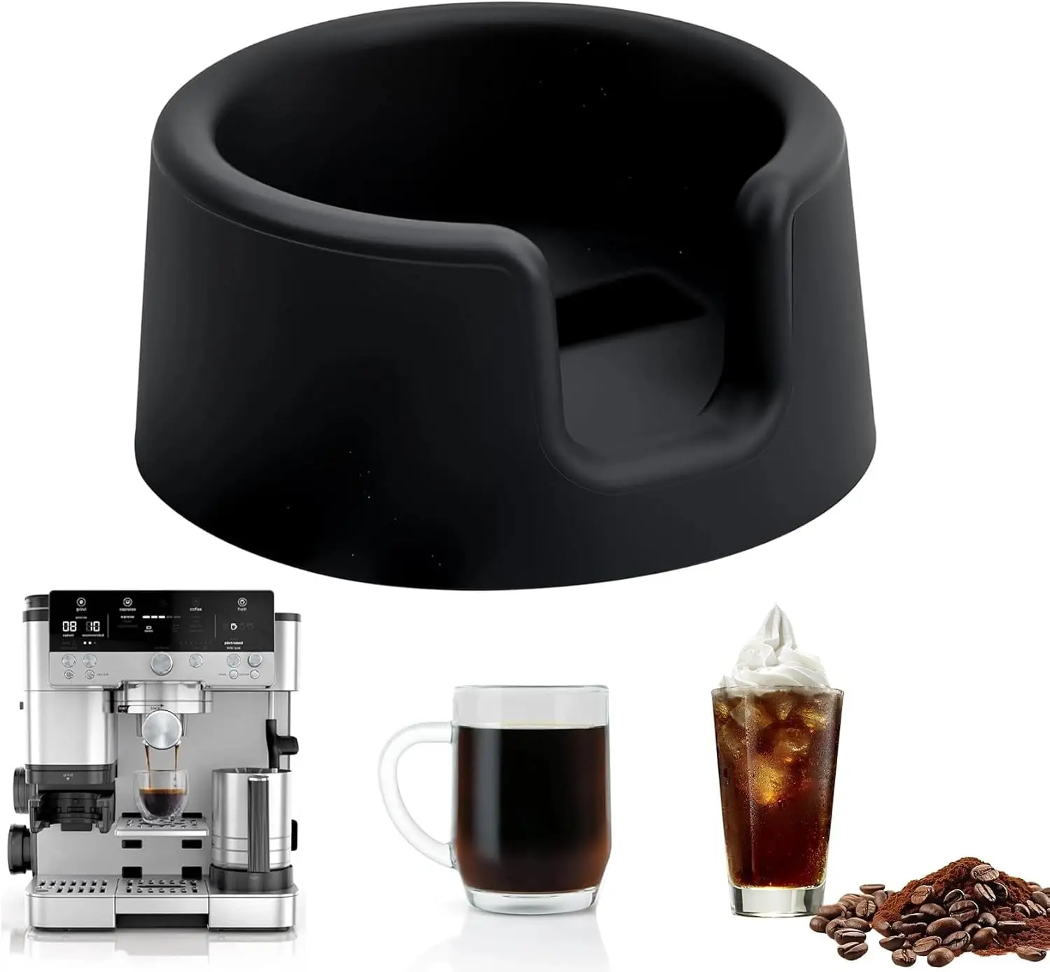 Совместим с кофемашиной Ninja Espresso, нескользящий коврик-держатель для темпера, улучшает качество темперовки.
Совместим с кофемашиной Ninja Espresso, нескользящий коврик-держатель для темпера, улучшает качество темперовки.