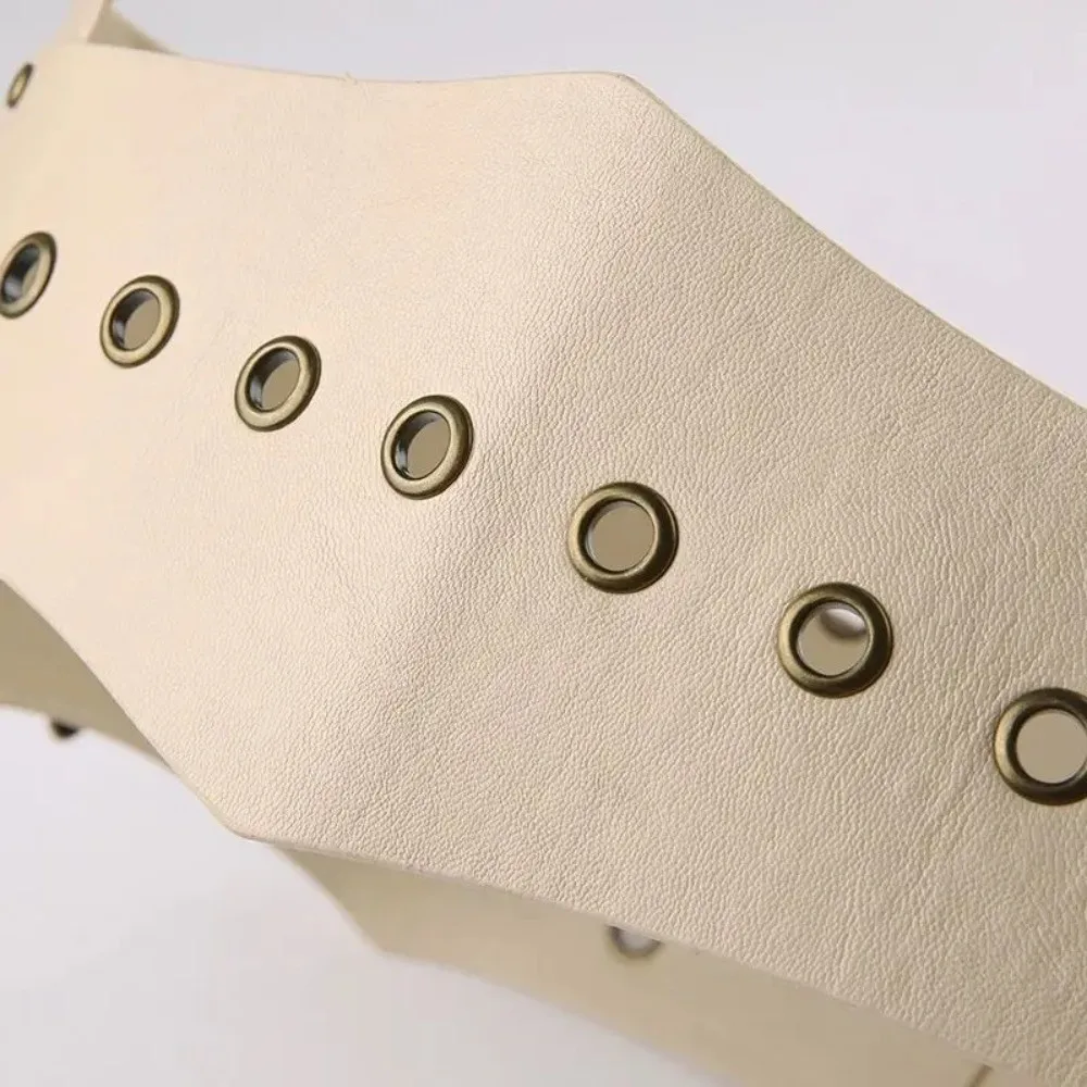 Стильная винтажная женская поясная сумка Y2K с круглыми карманами на люверсах, легкий пояс из искусственной кожи для походов
Стильная винтажная женская поясная сумка Y2K с круглыми карманами на люверсах, легкий пояс из искусственной кожи для походов