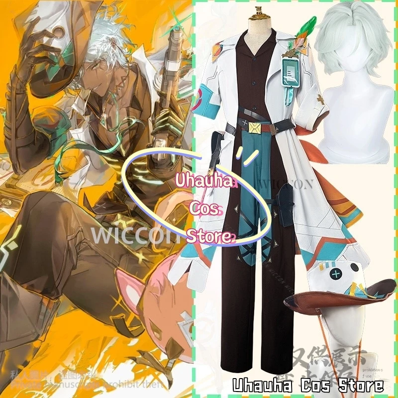 Anime Game Genshin Impact Cosplay Ifa Costume Sexy Coat Pants Wigs Cowboy Hat Halloween Party Outfit Hot Man Cos Customized
Anime Game Genshin Impact Cosplay Ifa Costume Sexy Coat Pants Wigs Cowboy Hat Halloween Party Outfit Hot Man Cos Customized