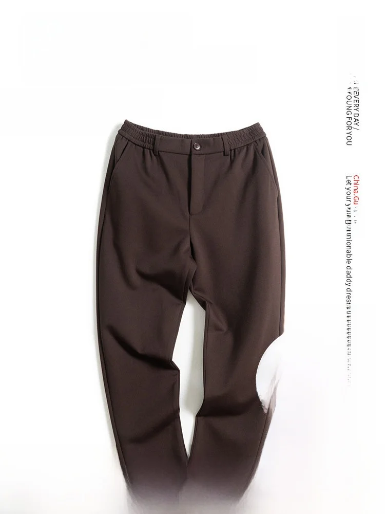 Men's Winter Casual Loose Fit Thiened Pants Mid-aged And ly Straight-leg High-waisted Zipper Faion Urban Sle
Men's Winter Casual Loose Fit Thiened Pants Mid-aged And ly Straight-leg High-waisted Zipper Faion Urban Sle