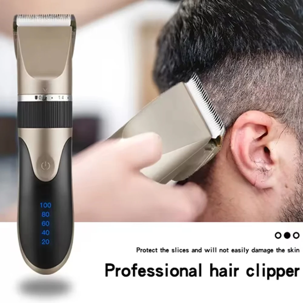 Professional electric barber clippers men barber beard trimmer rechargeable hair clippers ceramic blades hair trimmer Adult Kid
Professional electric barber clippers men barber beard trimmer rechargeable hair clippers ceramic blades hair trimmer Adult Kid