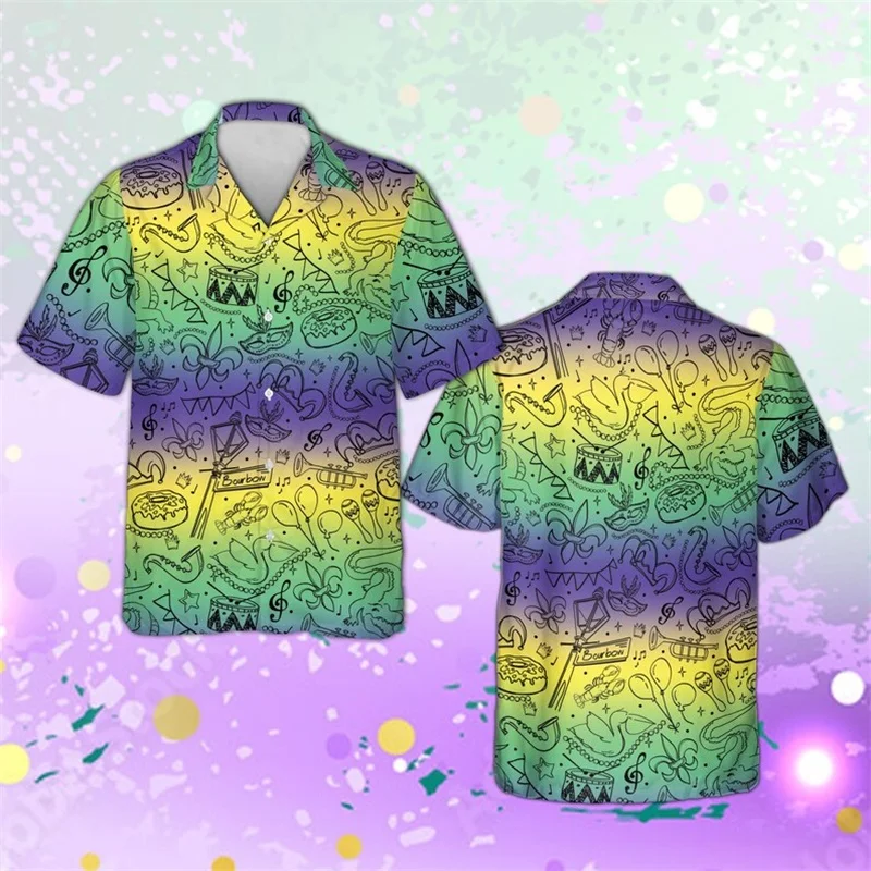 Рубашка в гавайском стиле с полной расцветкой для мужчин, женщин и молодежи, забавная карнавальная рубашка Алоха с коротким рукавом, на пуговицах, для вечеринок и фестивалей
Рубашка в гавайском стиле с полной расцветкой для мужчин, женщин и молодежи, забавная карнавальная рубашка Алоха с коротким рукавом, на пуговицах, для вечеринок и фестивалей