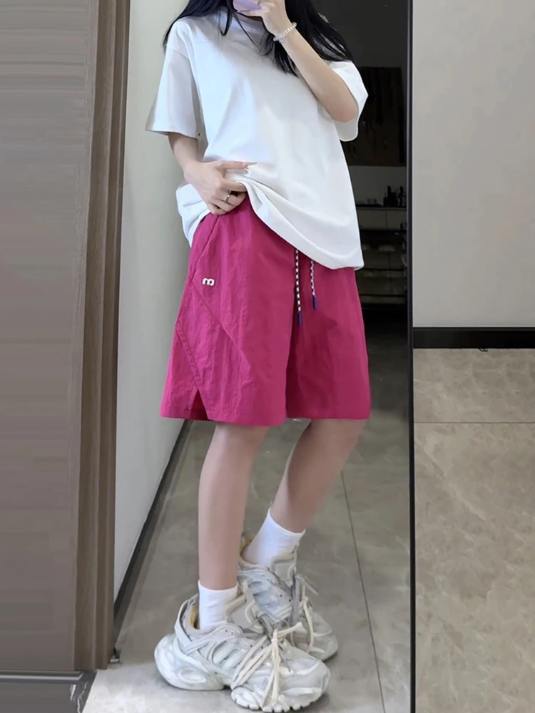 Pink Dopane Qui Dry orts Ice Silk Casual Five Inch Thin Model Men Women Summer Baskeall Fitn Running Loose Fit
Pink Dopane Qui Dry orts Ice Silk Casual Five Inch Thin Model Men Women Summer Baskeall Fitn Running Loose Fit