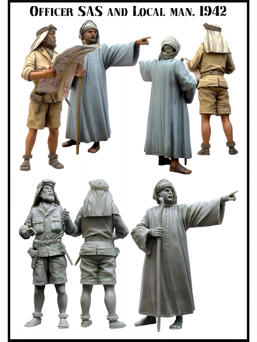 1/35 Resin figure unpainted model kit, military theme, World War II soldiers (2 persons), unassembled and unpainted GK
1/35 Resin figure unpainted model kit, military theme, World War II soldiers (2 persons), unassembled and unpainted GK
