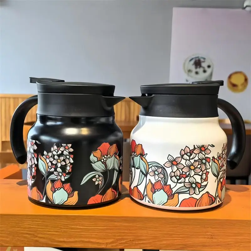 Retro Floral Pattern Tea Pot 316 Stainless Steel Tea Kettle Drip Proof Tea Pot Kitchen Thermal Carafe For Home And Dining Room
Retro Floral Pattern Tea Pot 316 Stainless Steel Tea Kettle Drip Proof Tea Pot Kitchen Thermal Carafe For Home And Dining Room