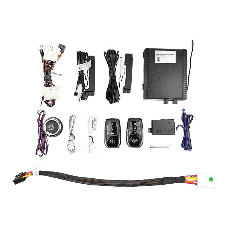Car Alarm with Remote Engine Start One Way Car Alarm System PKE Engine Start Stop System Specially for Camry 2018 Plug and Play
Car Alarm with Remote Engine Start One Way Car Alarm System PKE Engine Start Stop System Specially for Camry 2018 Plug and Play