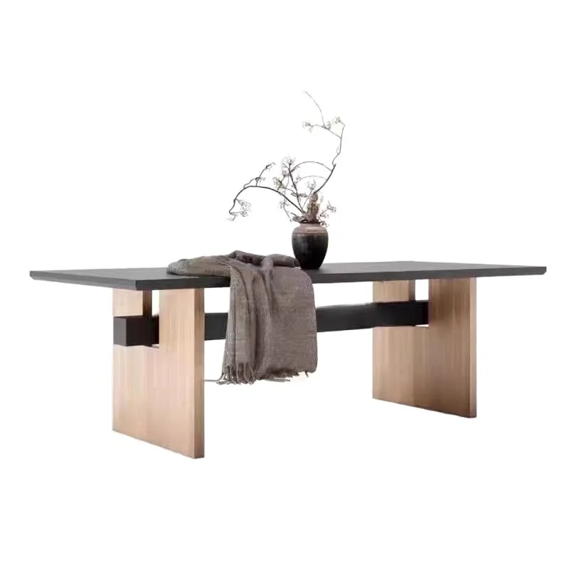 Medieval style solid wood dining table modern simple desk desk wabi-**** wind B & B family rectangular workbench
Medieval style solid wood dining table modern simple desk desk wabi-**** wind B & B family rectangular workbench