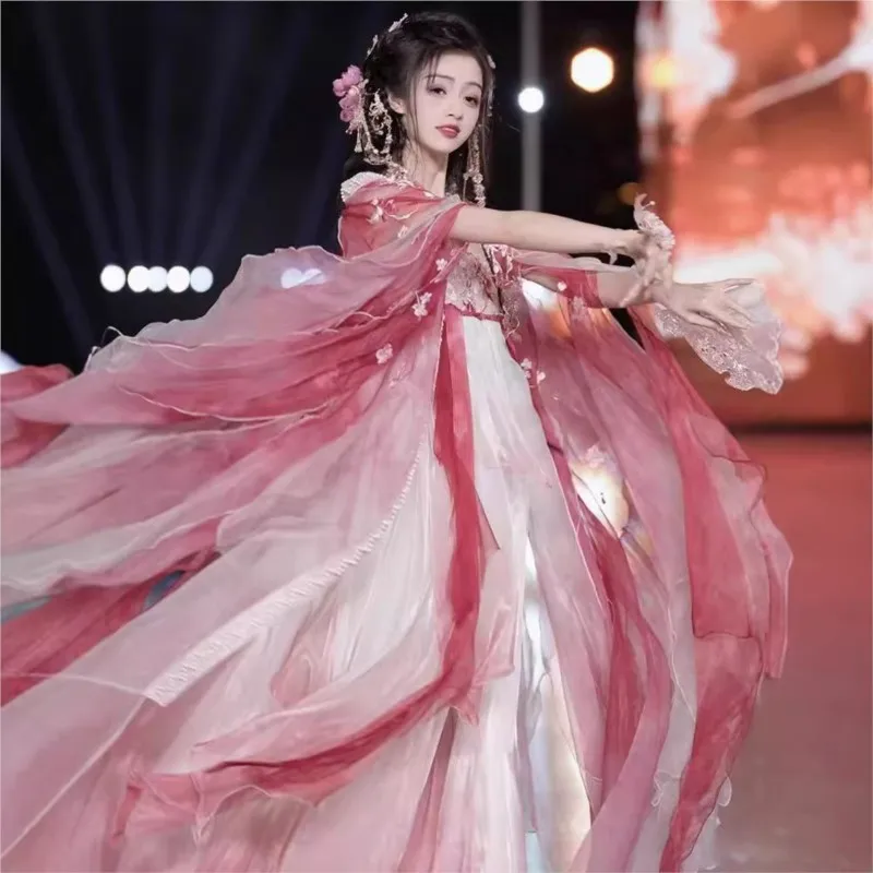 2025 NEW Ancient new style Heavy industry embroidery chest-length ruqun Chebule skirt big sleeve shirt Hanfu female
2025 NEW Ancient new style Heavy industry embroidery chest-length ruqun Chebule skirt big sleeve shirt Hanfu female