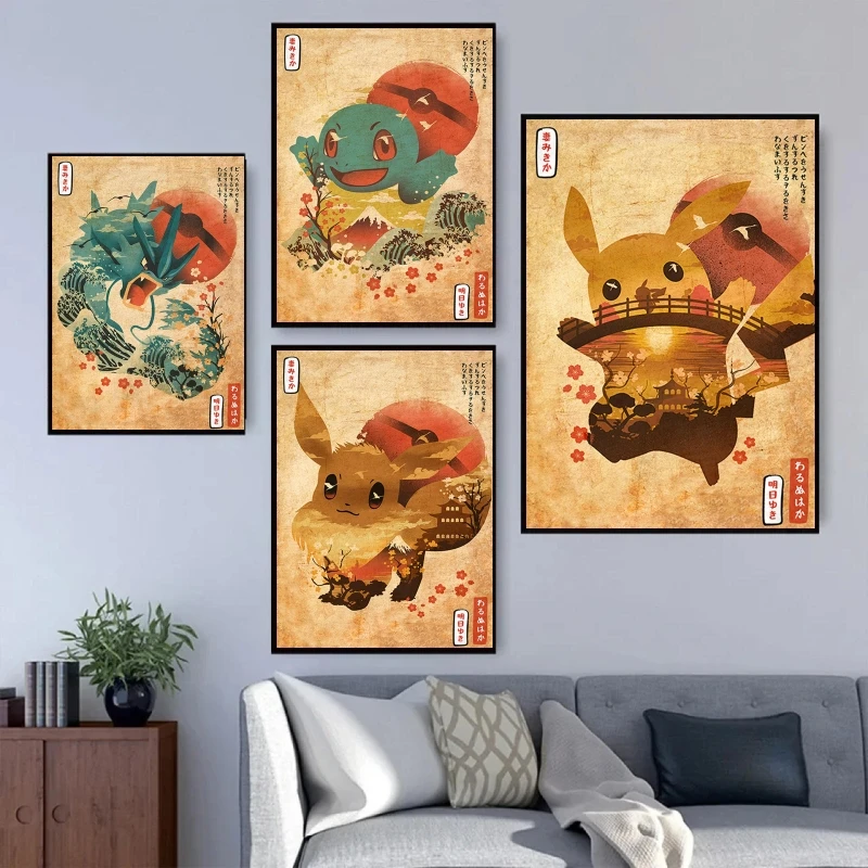 Canvas Painting Pokemon Pikachu Charizard Prints Poster Home Living Room Best Gift Cartoon Character Picture Room Decor Gift
Canvas Painting Pokemon Pikachu Charizard Prints Poster Home Living Room Best Gift Cartoon Character Picture Room Decor Gift