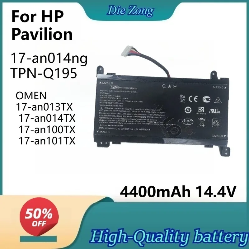 New 4400mAh 14.4V For HP Pavilion Gaming Laptop / Omen Laptop / OMEN by HP Laptop 3/4 Generation Plus TPN-Q195 FM08 16
New 4400mAh 14.4V For HP Pavilion Gaming Laptop / Omen Laptop / OMEN by HP Laptop 3/4 Generation Plus TPN-Q195 FM08 16