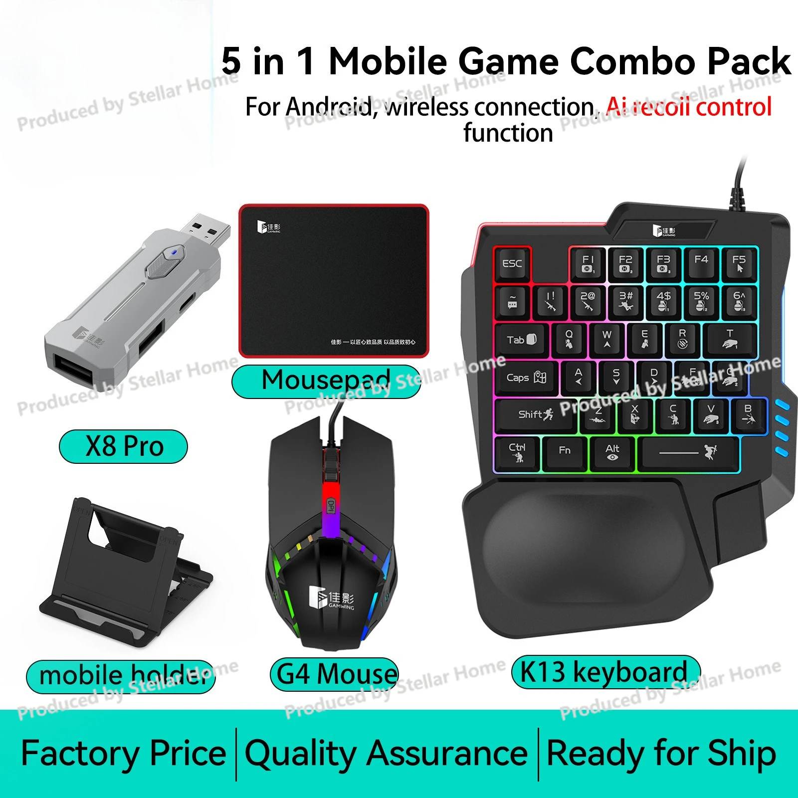 X8Pro Pro Max PUBG Артефакт Трон Мобильный игровой контроллер Клавиатура Мышь Конвертер Набор Умный контроль отдачи
X8Pro Pro Max PUBG Артефакт Трон Мобильный игровой контроллер Клавиатура Мышь Конвертер Набор Умный контроль отдачи