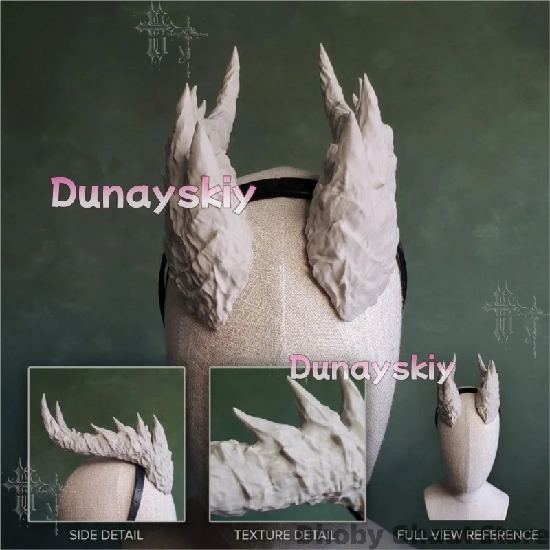 Dragon Horns Cosplay Headband Spiky Demon Horns Headwear For DND Fantasy Halloween Acid Horn Props 코스프레 Furry Furrsuit Dragon
Dragon Horns Cosplay Headband Spiky Demon Horns Headwear For DND Fantasy Halloween Acid Horn Props 코스프레 Furry Furrsuit Dragon