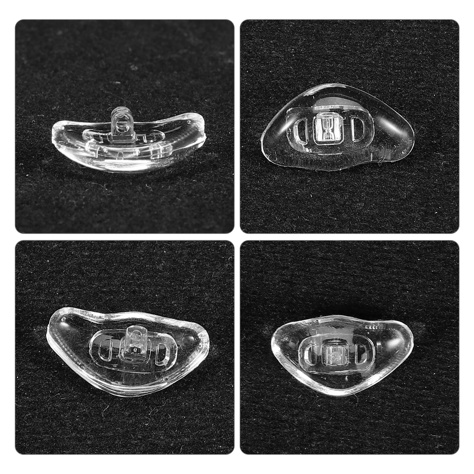 20Pairs Silicone Eyeglass Nose Pads Soft Nonslip Fit for Nose Bridge Long-Lasting Replacement Parts Comfortable Wear Anti-Slip
20Pairs Silicone Eyeglass Nose Pads Soft Nonslip Fit for Nose Bridge Long-Lasting Replacement Parts Comfortable Wear Anti-Slip