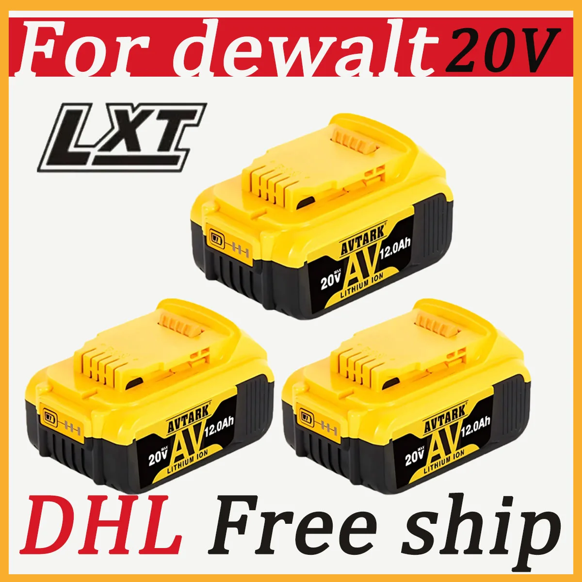 High-power For DEWALT 6/8/12Ah DCB203 20V Lithium-ion Battery For Dewalt DCB206 DCB205 DCB204 Power Tool Replacement Battery
High-power For DEWALT 6/8/12Ah DCB203 20V Lithium-ion Battery For Dewalt DCB206 DCB205 DCB204 Power Tool Replacement Battery