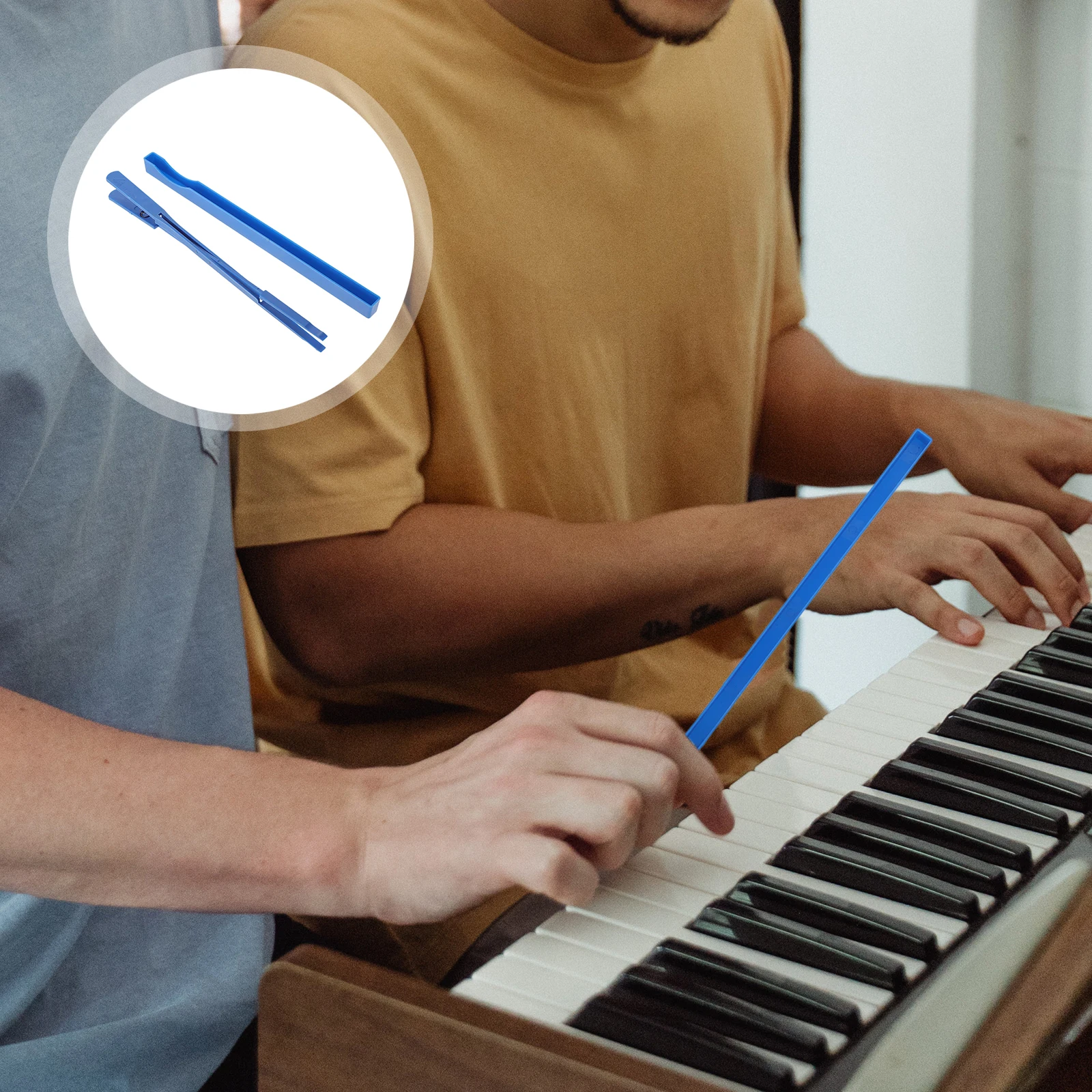 Piano Tuning Tool White Nylon Mute Clamp 20x2x1cm Treble Mute Tweezer Design Keyboard Instrument Parts Accessories
Piano Tuning Tool White Nylon Mute Clamp 20x2x1cm Treble Mute Tweezer Design Keyboard Instrument Parts Accessories