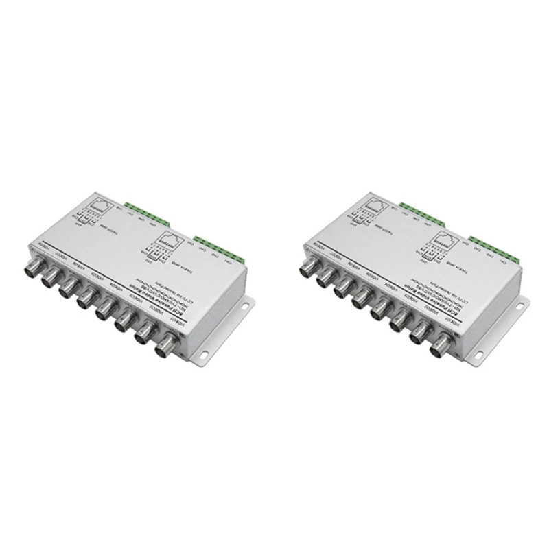 2X Passive Video Balun For TVI CVI AHD Cameras CCTV Via Twisted Pairs UTP Video Balun 8CH Transceiver BNC To UTP RJ45
2X Passive Video Balun For TVI CVI AHD Cameras CCTV Via Twisted Pairs UTP Video Balun 8CH Transceiver BNC To UTP RJ45