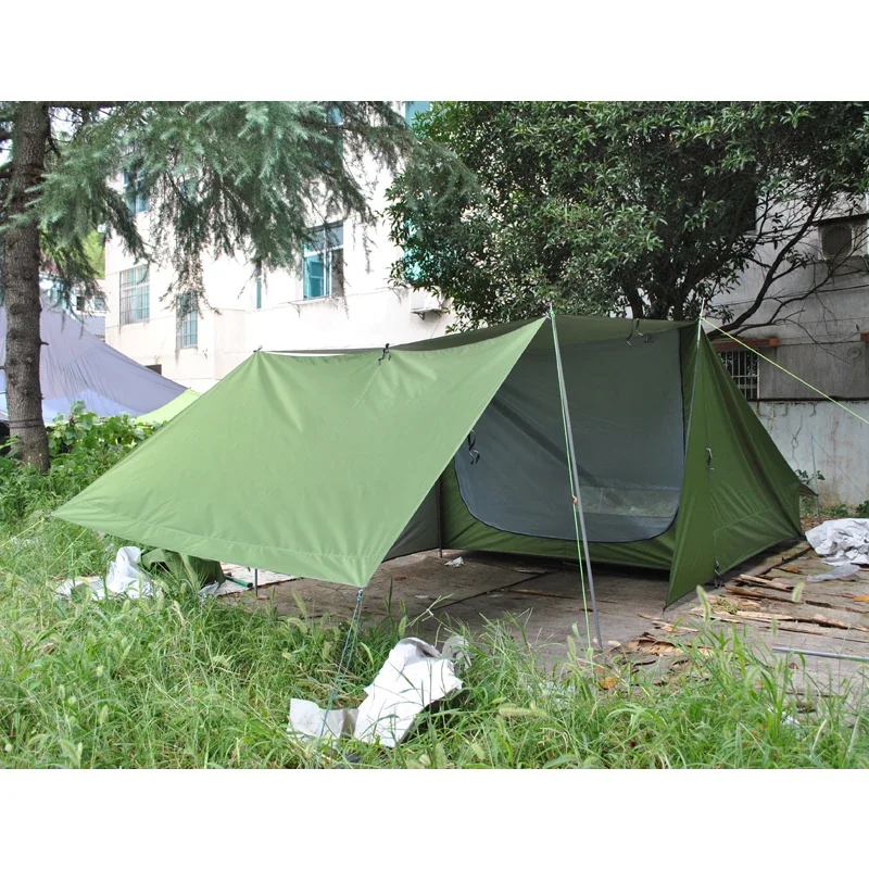 Upgrade and Widen Poleless Ultra-light Tent 3-4person A-type Triangle Outdoor Field Camping Shelter Canopy Awning Without Poles
Upgrade and Widen Poleless Ultra-light Tent 3-4person A-type Triangle Outdoor Field Camping Shelter Canopy Awning Without Poles