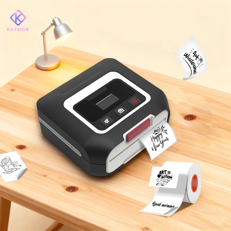KAYSION 80mm Thermal Label Printer Wireless Barcode Sticker Maker Pocket Label Maker for Clothing Jewelry
KAYSION 80mm Thermal Label Printer Wireless Barcode Sticker Maker Pocket Label Maker for Clothing Jewelry