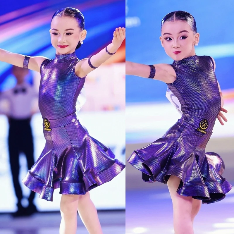Fashion Children'S Ballroom Dance Competition Dress Purple Latin Dance Professional Dress Girls Ballroom Dance Costume SL15728
Fashion Children'S Ballroom Dance Competition Dress Purple Latin Dance Professional Dress Girls Ballroom Dance Costume SL15728