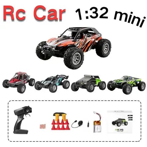 S801 S802 S803 S638 S658 1:32 Mini RC Car With LED Light 4CH High Speed Rechargeable Off Road Vehicle Model Toys For Boys Gift