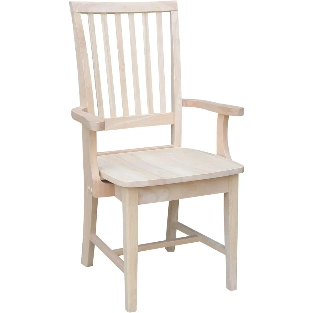 Mission Side Chair with Arms, Solid Wood , Dining Chairs, Box Seat Construction, Traditional Kitchen/Dining Room Furniture
Mission Side Chair with Arms, Solid Wood , Dining Chairs, Box Seat Construction, Traditional Kitchen/Dining Room Furniture