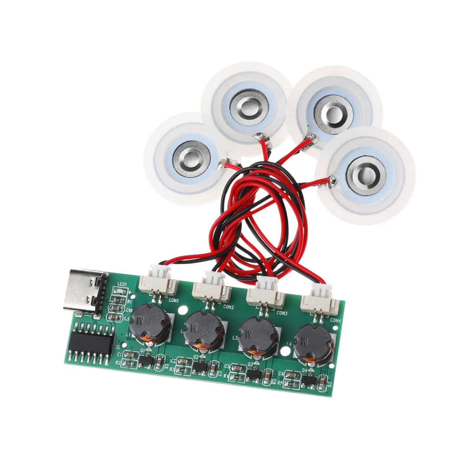 USB Humidifier Module Set DIY Humidifier Control Board, Home DIY 5V Easy to Assemble, Atomization Module Atomization Disc
USB Humidifier Module Set DIY Humidifier Control Board, Home DIY 5V Easy to Assemble, Atomization Module Atomization Disc