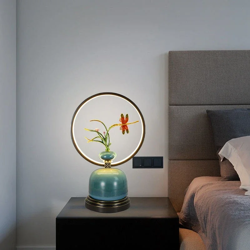 New Chinese Style Copper Table Lamp Modern Creative Zen Light Luxury Living Room Bedside Table Lamp Chinese High-En
New Chinese Style Copper Table Lamp Modern Creative Zen Light Luxury Living Room Bedside Table Lamp Chinese High-En