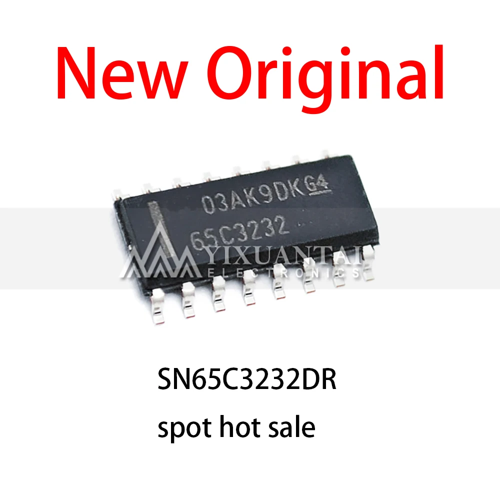 5PCS/LOT New original SN65C3232DR SN65C3232 65C3232 SOIC-16 SOP-16 spot hot sale
5PCS/LOT New original SN65C3232DR SN65C3232 65C3232 SOIC-16 SOP-16 spot hot sale