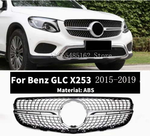 For Mercedes Benz GLC X253 2015-2018 Tuning Replacement Part Diamond GT Style Front Inlet Mesh Bumper Grille Grid Grill Refit
For Mercedes Benz GLC X253 2015-2018 Tuning Replacement Part Diamond GT Style Front Inlet Mesh Bumper Grille Grid Grill Refit