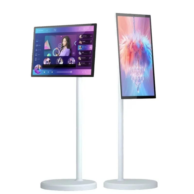 27-inch Wireless Movable Intelligent Live Broadcast Portable Touchscreen Android OS Smart Display TV for Retail Store Elevator
27-inch Wireless Movable Intelligent Live Broadcast Portable Touchscreen Android OS Smart Display TV for Retail Store Elevator