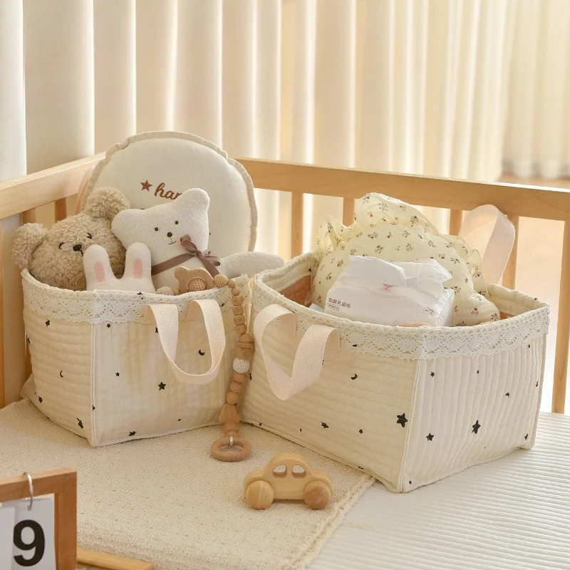 Kindergarten Baby Bedside Tote Bag Large Capacity Cotton Toy Storage Basket with Handles Multipurpose Organizer for Toddlers
Kindergarten Baby Bedside Tote Bag Large Capacity Cotton Toy Storage Basket with Handles Multipurpose Organizer for Toddlers