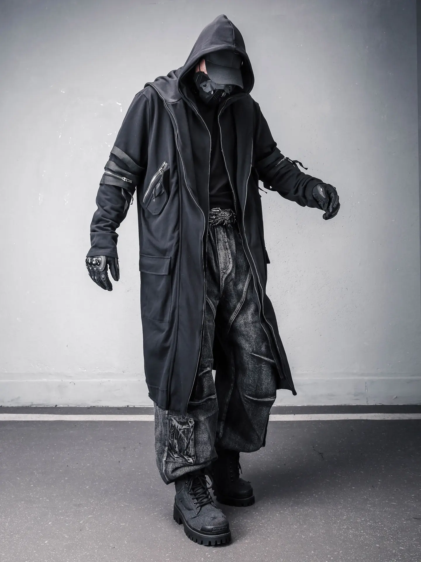 Spring and Autumn New Korean Style Trendy Coat Youth Long Dark Men's Cape Cloak Double-Layer Hooded Jacket
Spring and Autumn New Korean Style Trendy Coat Youth Long Dark Men's Cape Cloak Double-Layer Hooded Jacket