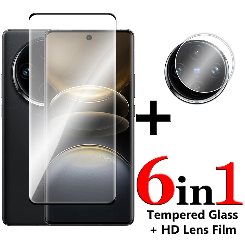 6in1 For Vivo X100s Pro Glass For Vivo X100s Pro Tempered Glass 3D Curved Full Cover Screen Protector For Vivo X100s Pro
6in1 For Vivo X100s Pro Glass For Vivo X100s Pro Tempered Glass 3D Curved Full Cover Screen Protector For Vivo X100s Pro