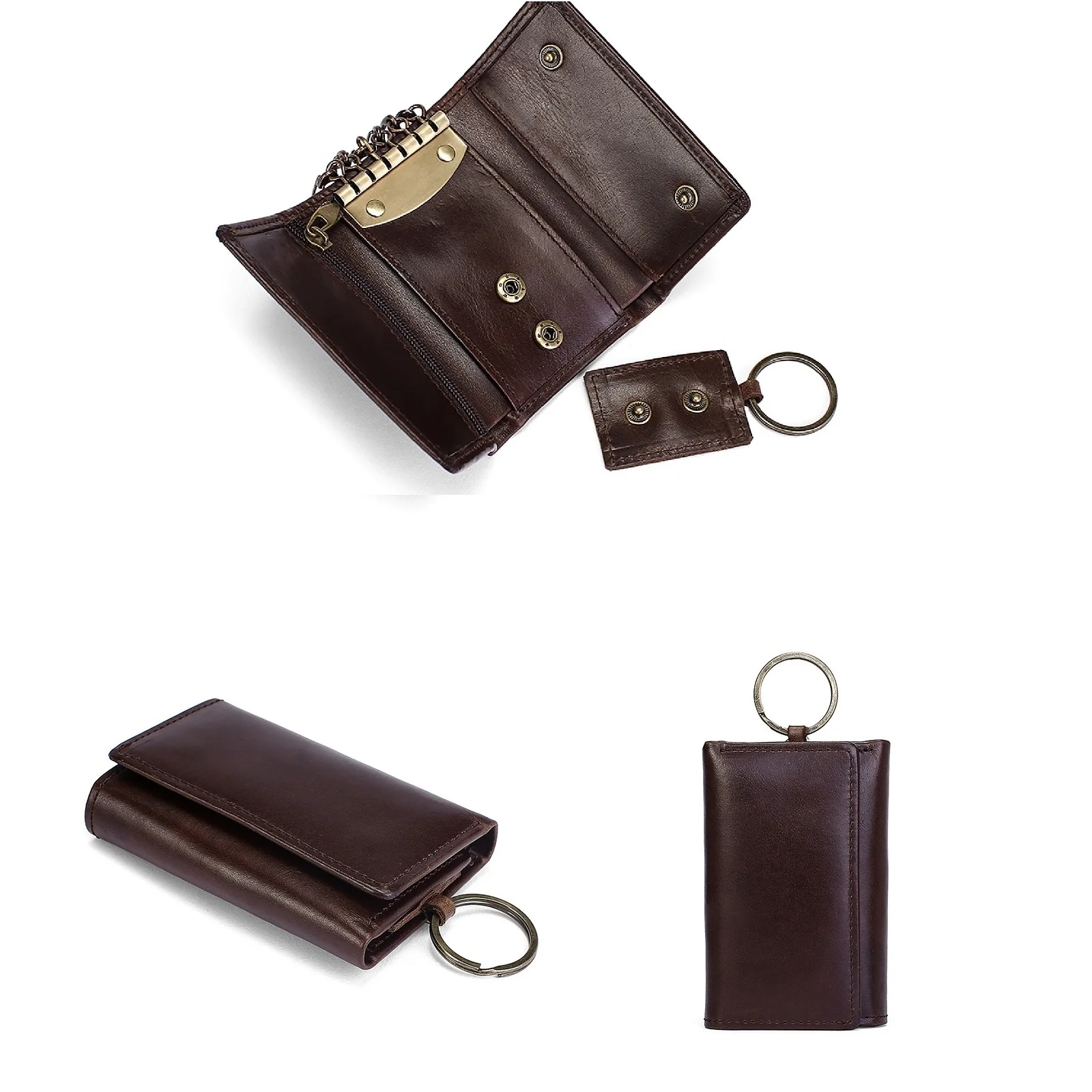 Leather Key Case Unisex Leather Car Universal Key Chain Key Wallet Keyring Coin Purse Fashion Key Bag Card Holder
Leather Key Case Unisex Leather Car Universal Key Chain Key Wallet Keyring Coin Purse Fashion Key Bag Card Holder
