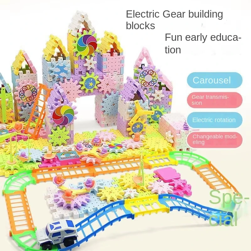 Electric Gears 3D Puzzle Model Building Kits Plastic Brick Blocks Educational Toys for Kids Children Gear Blocks Building Toys
Electric Gears 3D Puzzle Model Building Kits Plastic Brick Blocks Educational Toys for Kids Children Gear Blocks Building Toys